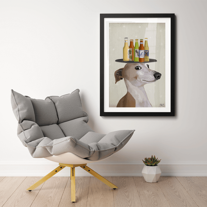 Greyhound Tan Beer Lover