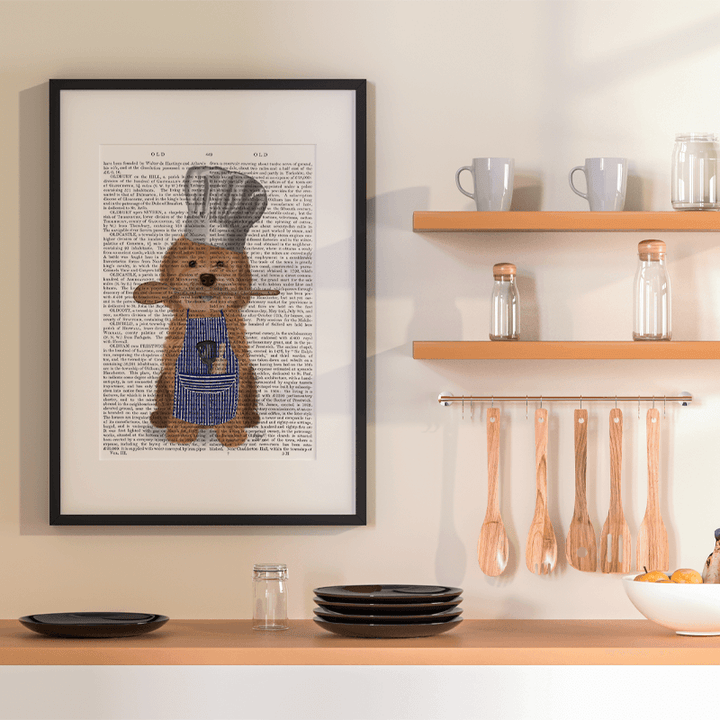 Cockapoo Chef Book Print