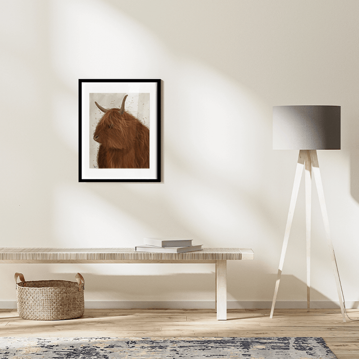 Highland Cow 4, Portrait