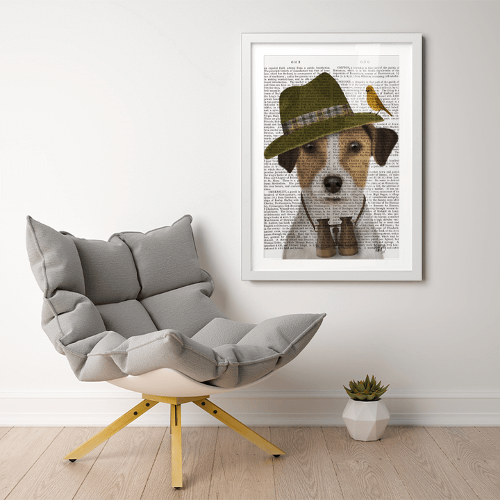 Jack Russell Bird Watcher