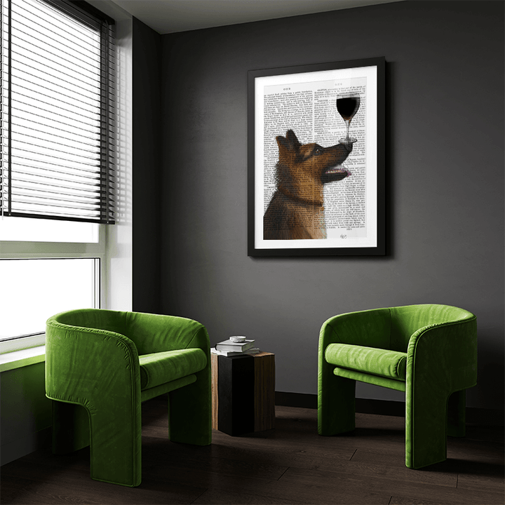 Dog Au Vin, German Shepherd