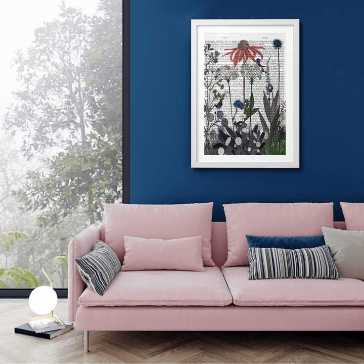 Wildflower Bloom, Ostrich Book Print