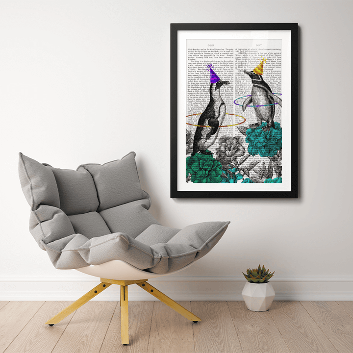 Party Penguins Book Print