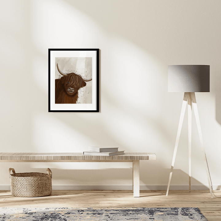 Highland Cow 5, Portrait