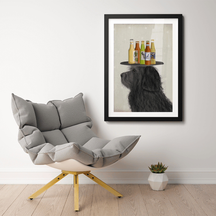 Labradoodle Black 2 Beer Lover