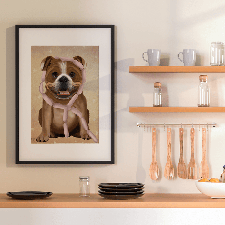 English Bulldog Sausages
