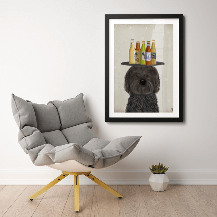 Labradoodle Black Beer Lover