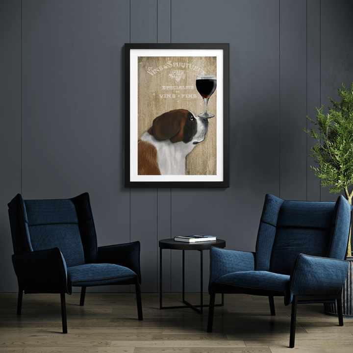 Dog Au Vin, St Bernard