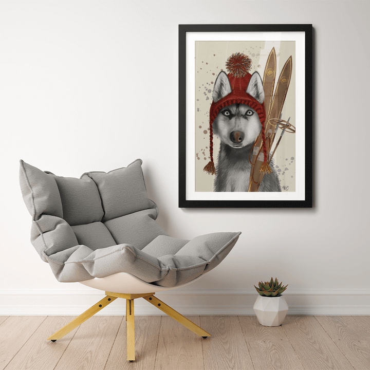 Husky, Skiing