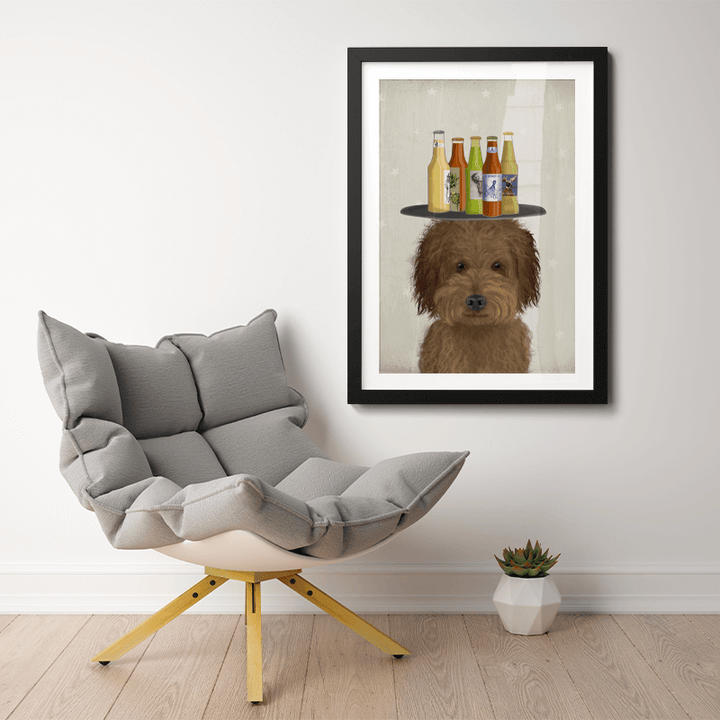 Labradoodle Brown 1 Beer Lover