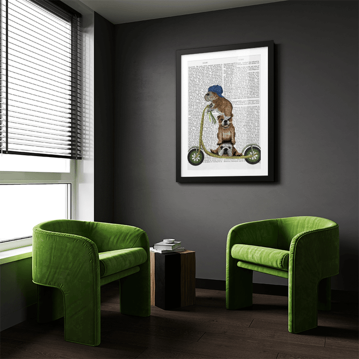 English Bulldog Scooter