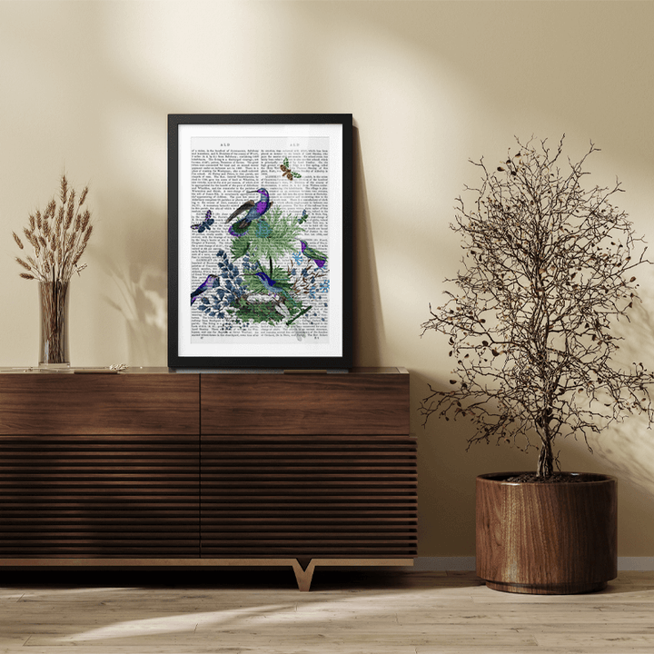 Tropical Birds Nest 1 Book Print