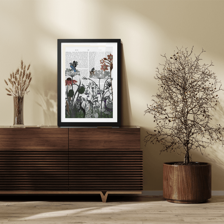 Wildflower Bloom, Rabbit Book Print