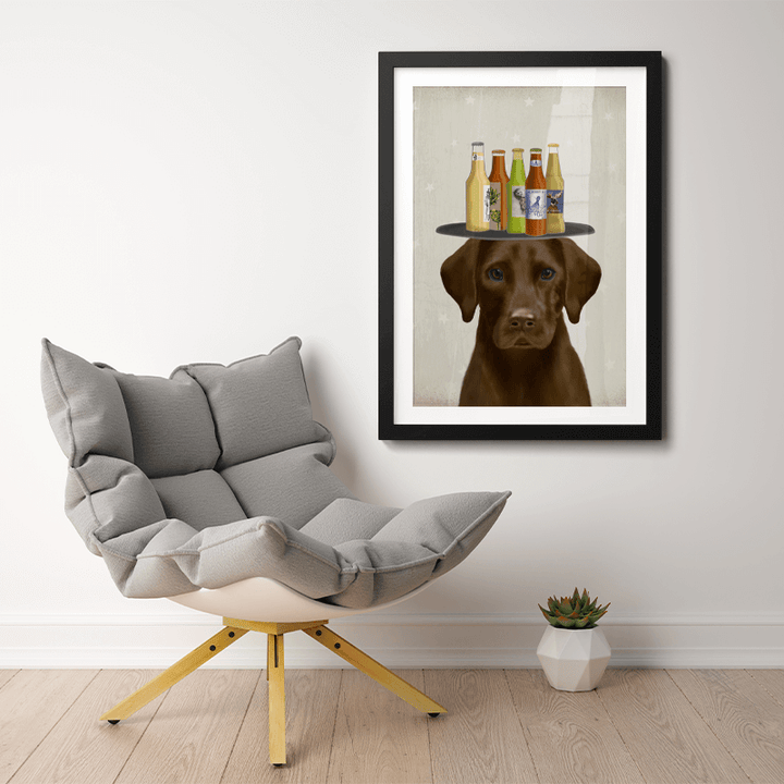 Labrador Yellow Beer Lover