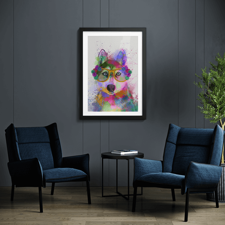 Husky Rainbow Splash