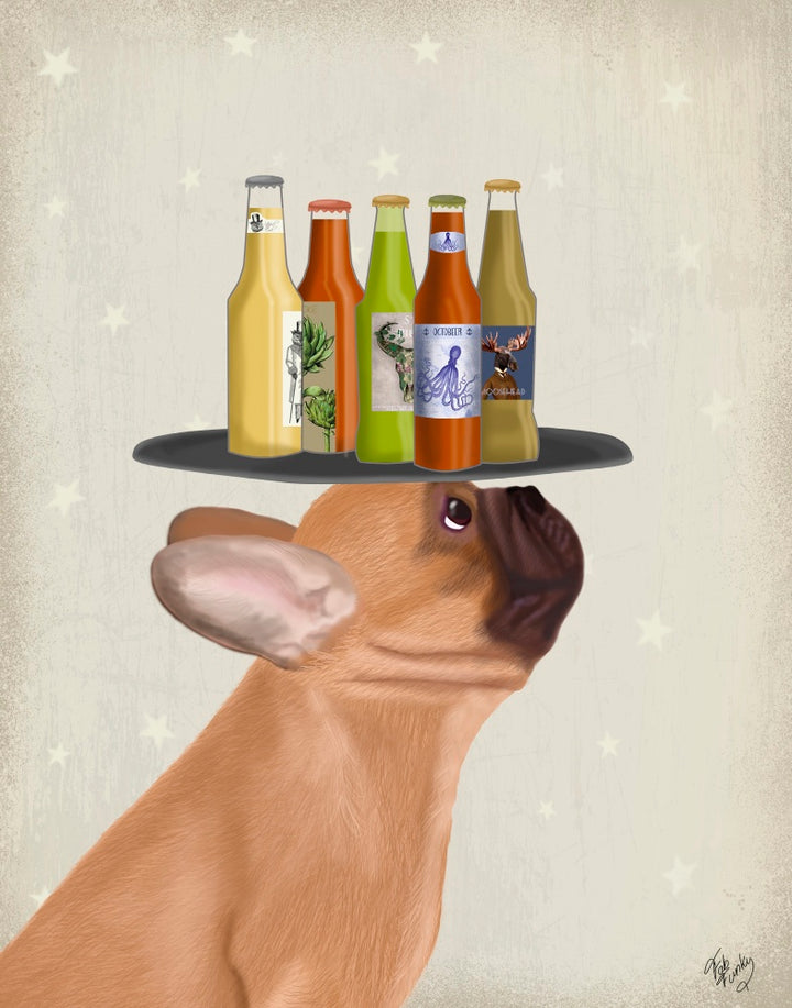 French Bulldog Beer Lover