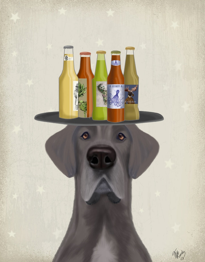 Great Dane Blue Beer Lover