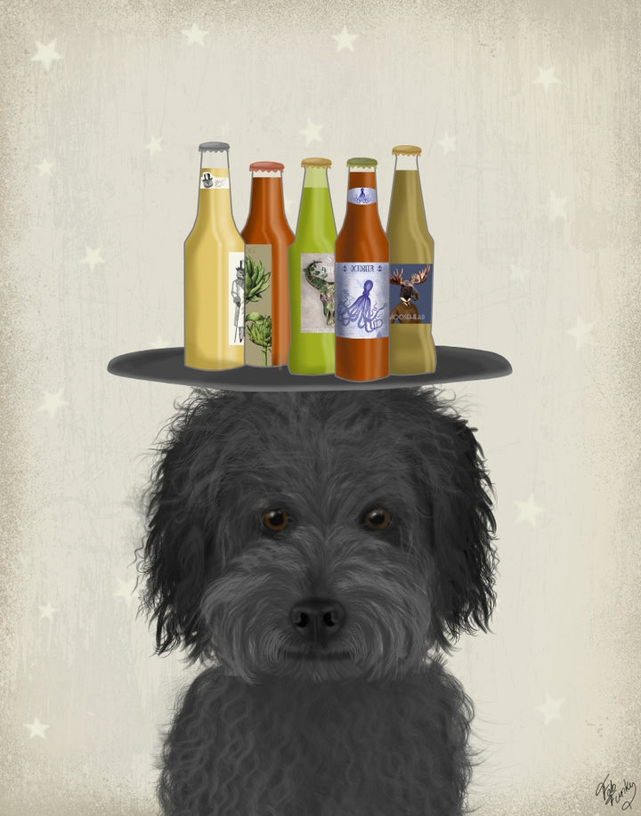 Labradoodle Black 1 Beer Lover