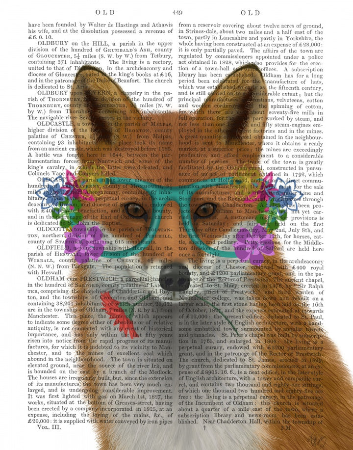 Fox and Flower Glasses