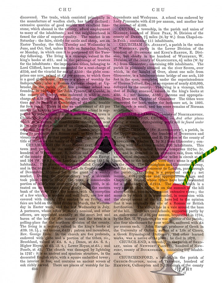 Shih Tzu with Cocktail