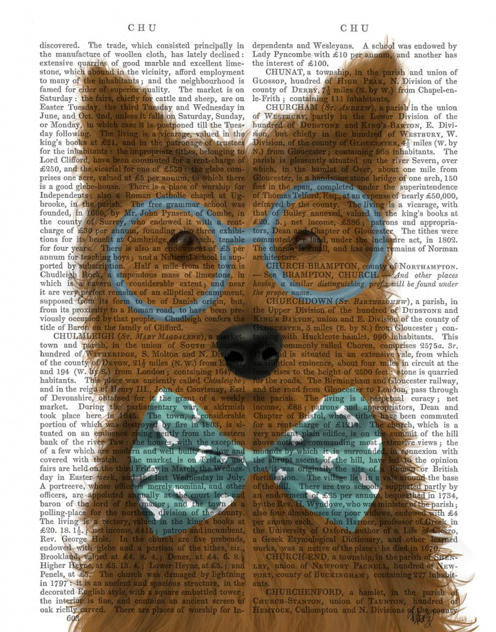 Yorkshire Terrier with Glasses and Bow Tie