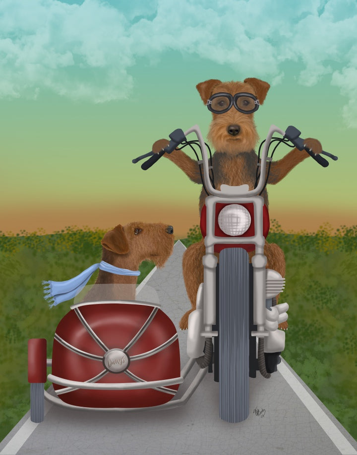 Airedale Chopper and Sidecar