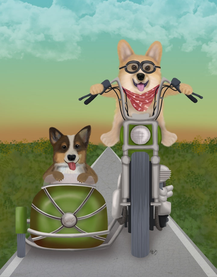 Corgi Chopper and Sidecar