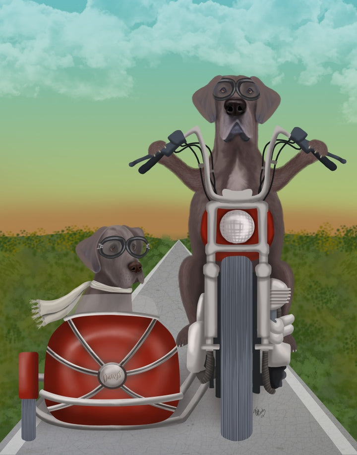 Great Dane Chopper and Sidecar