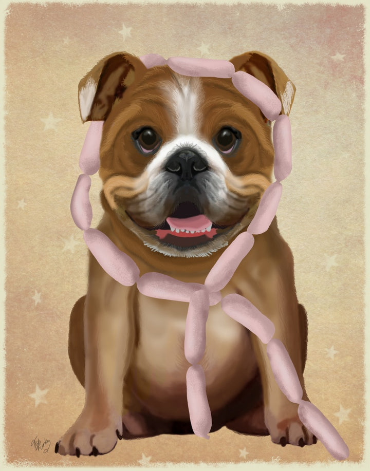 English Bulldog Sausages