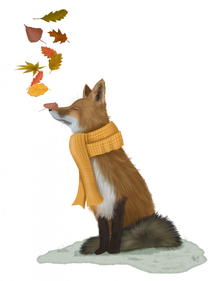 Fox Leaves on Nose