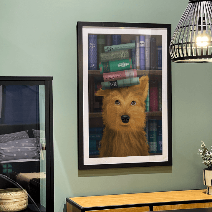 Yorkshire Terrier and Books