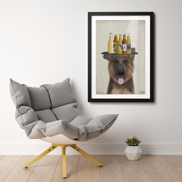 German Shepherd Beer Lover