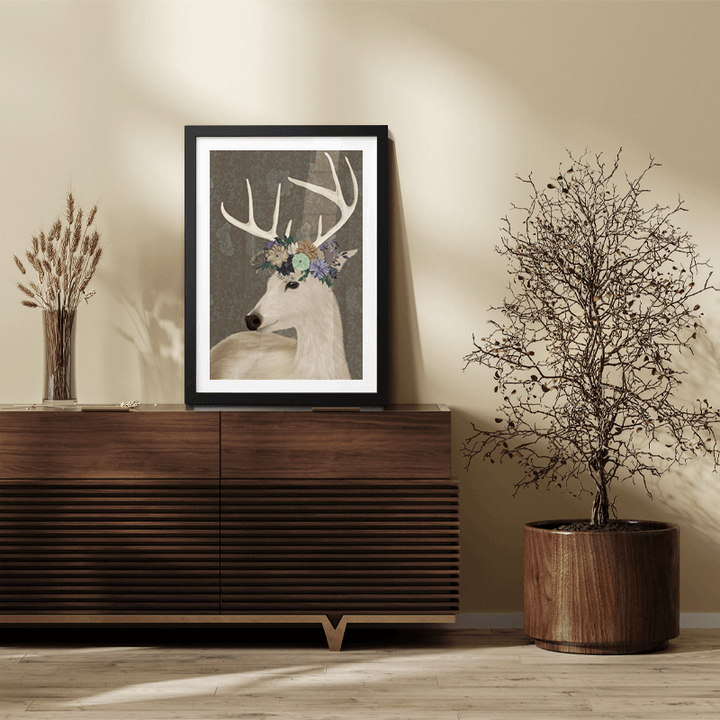 Deer Bohemian 1 Portrait
