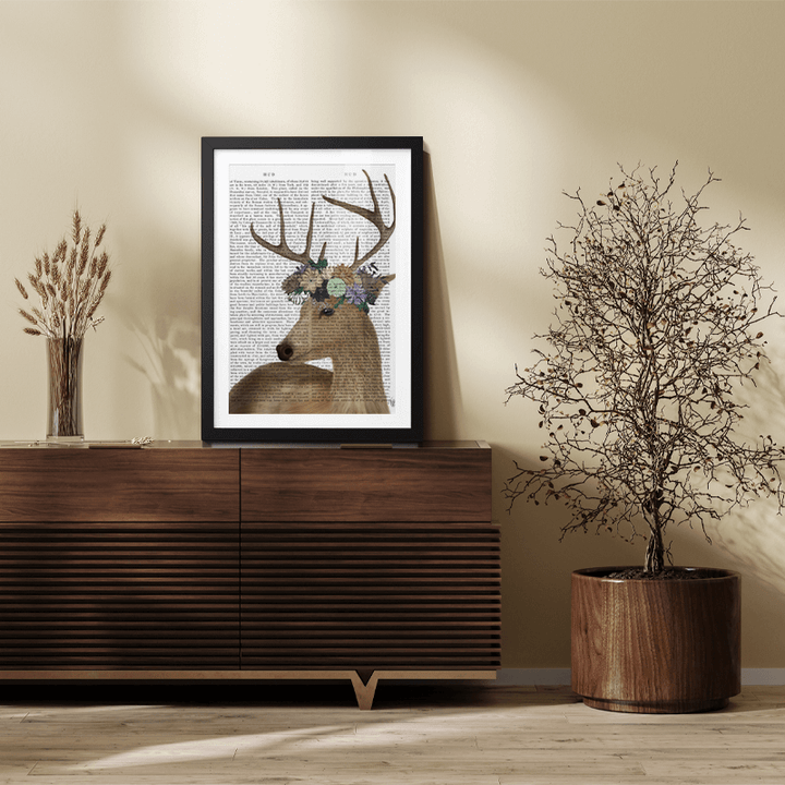 Deer Bohemian 1 Portrait