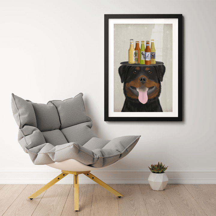Rottweiler Beer Lover