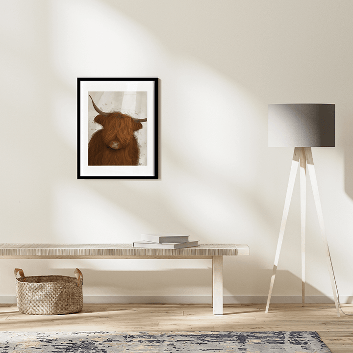 Highland Cow 3, Portrait