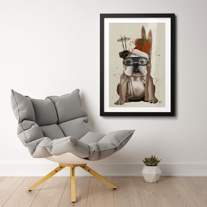 English Bulldog, Skiing
