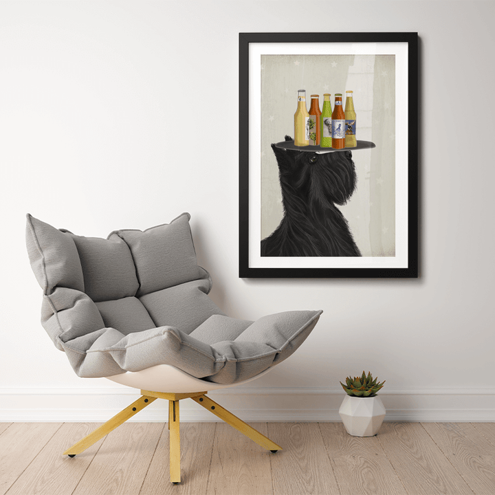 Scottish Terrier Beer Lover