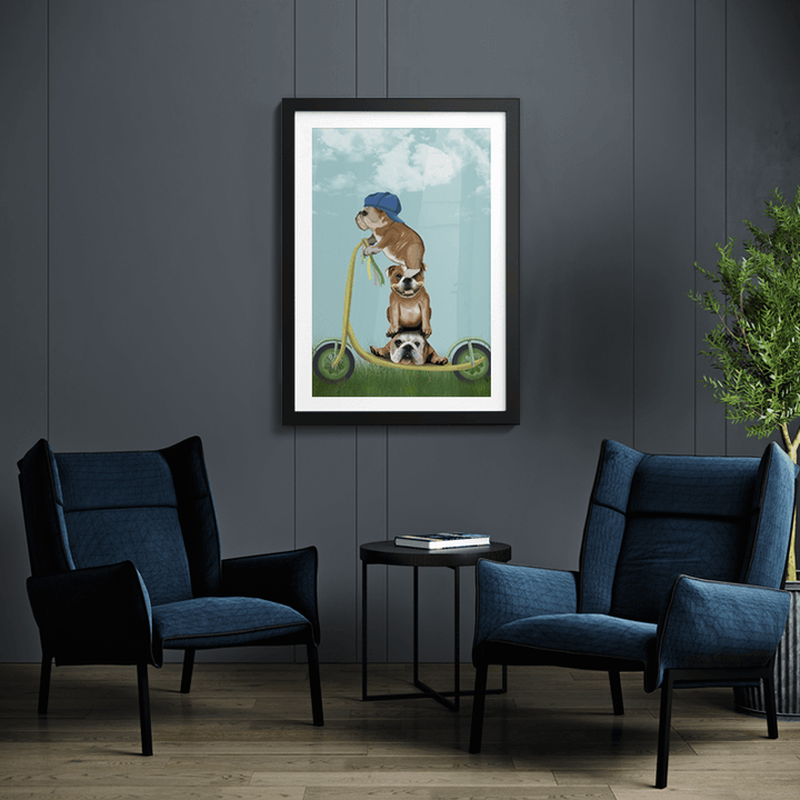 English Bulldog Scooter
