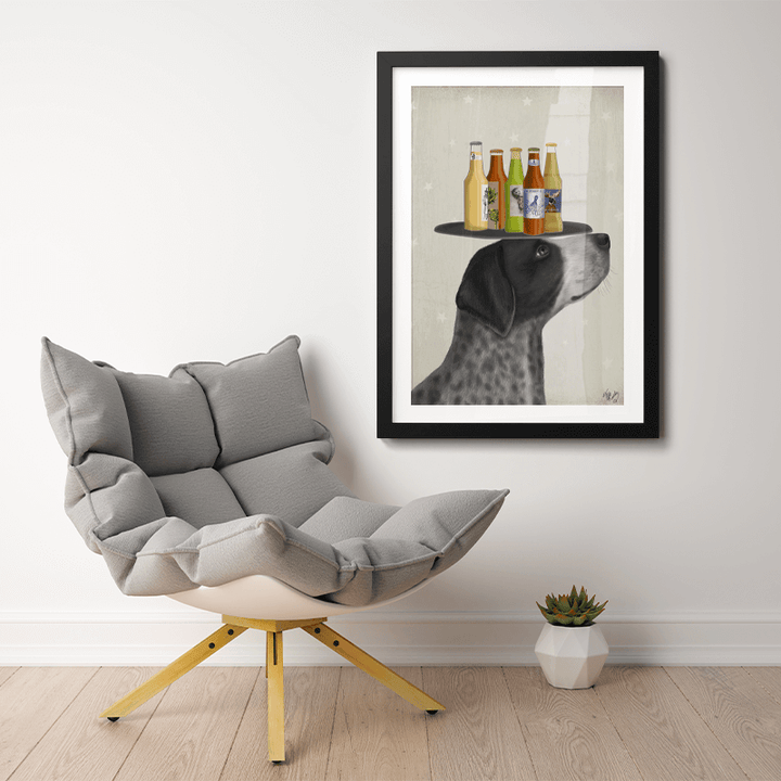 German Shorthaired Pointer Ice Cream, Black Beer Lover