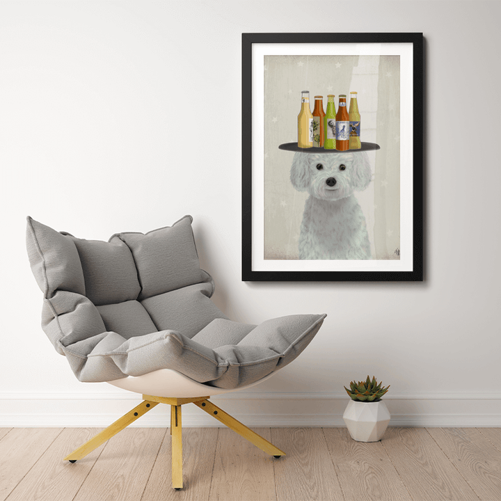 Bichon Frise Beer Lover
