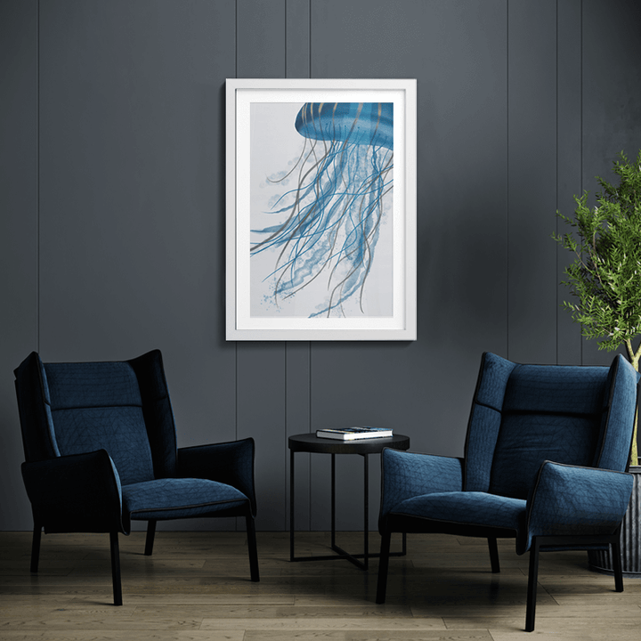Jellyfish Drift in Turquoise