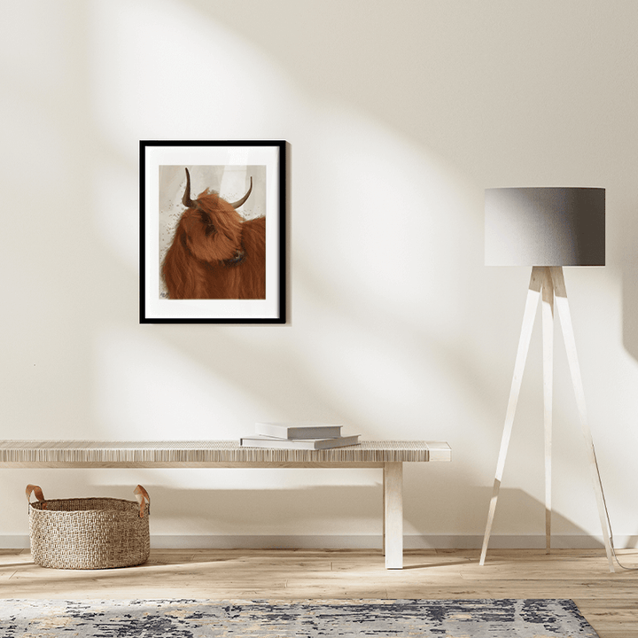 Highland Cow 2, Portrait