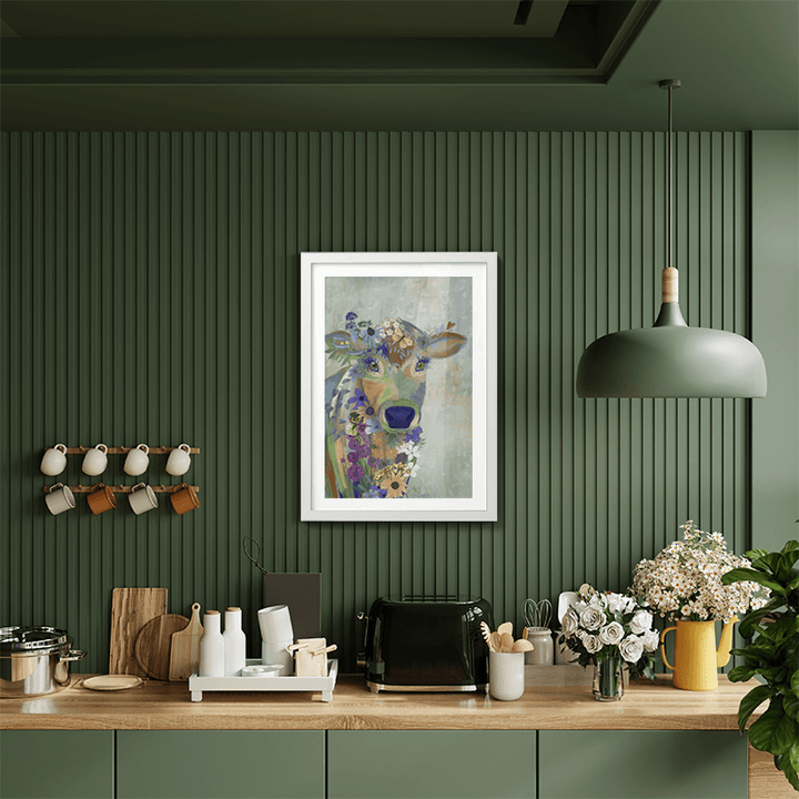 Fantastic Florals Cow