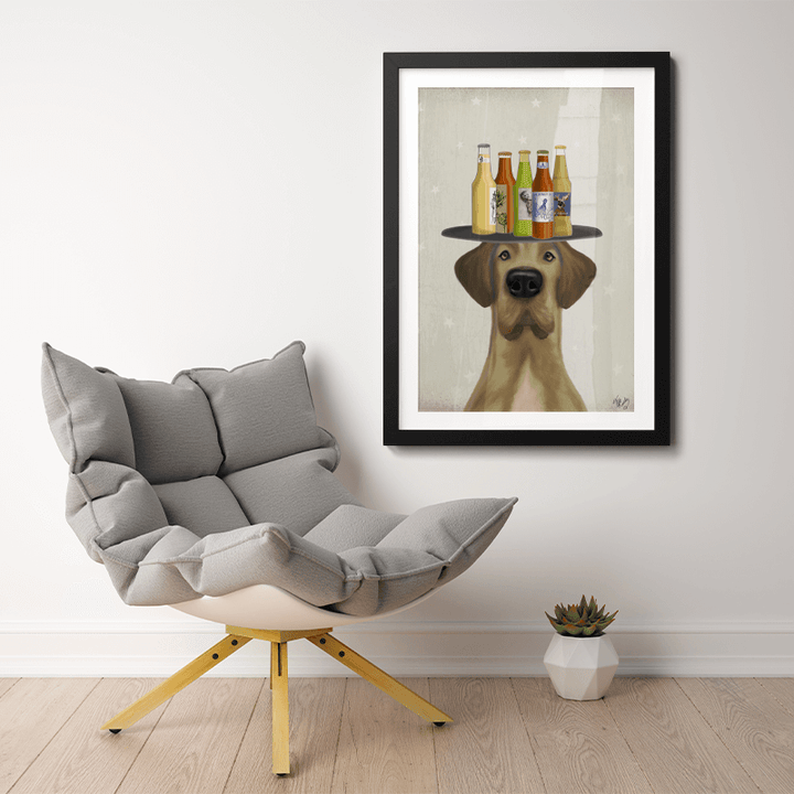 Great Dane Tan Beer Lover