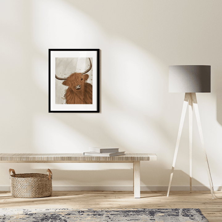 Highland Cow 1, Portrait