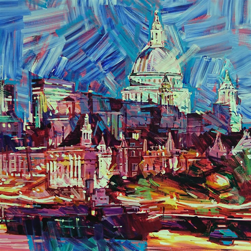 Bright Lights Over St Paul's