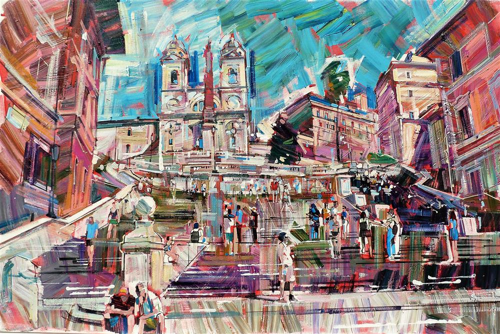 Climbing The Spanish Steps