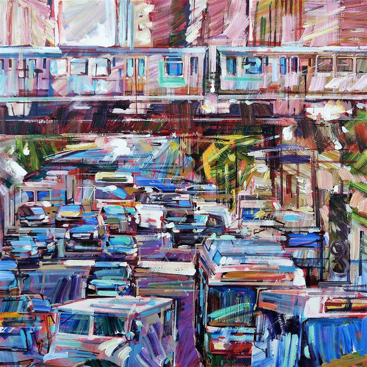 Commuter to Traffic Chicago