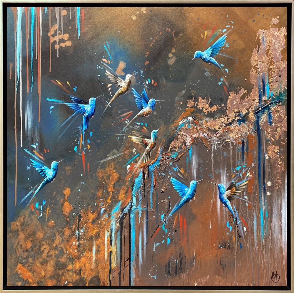 Dancing Feathered Sapphires